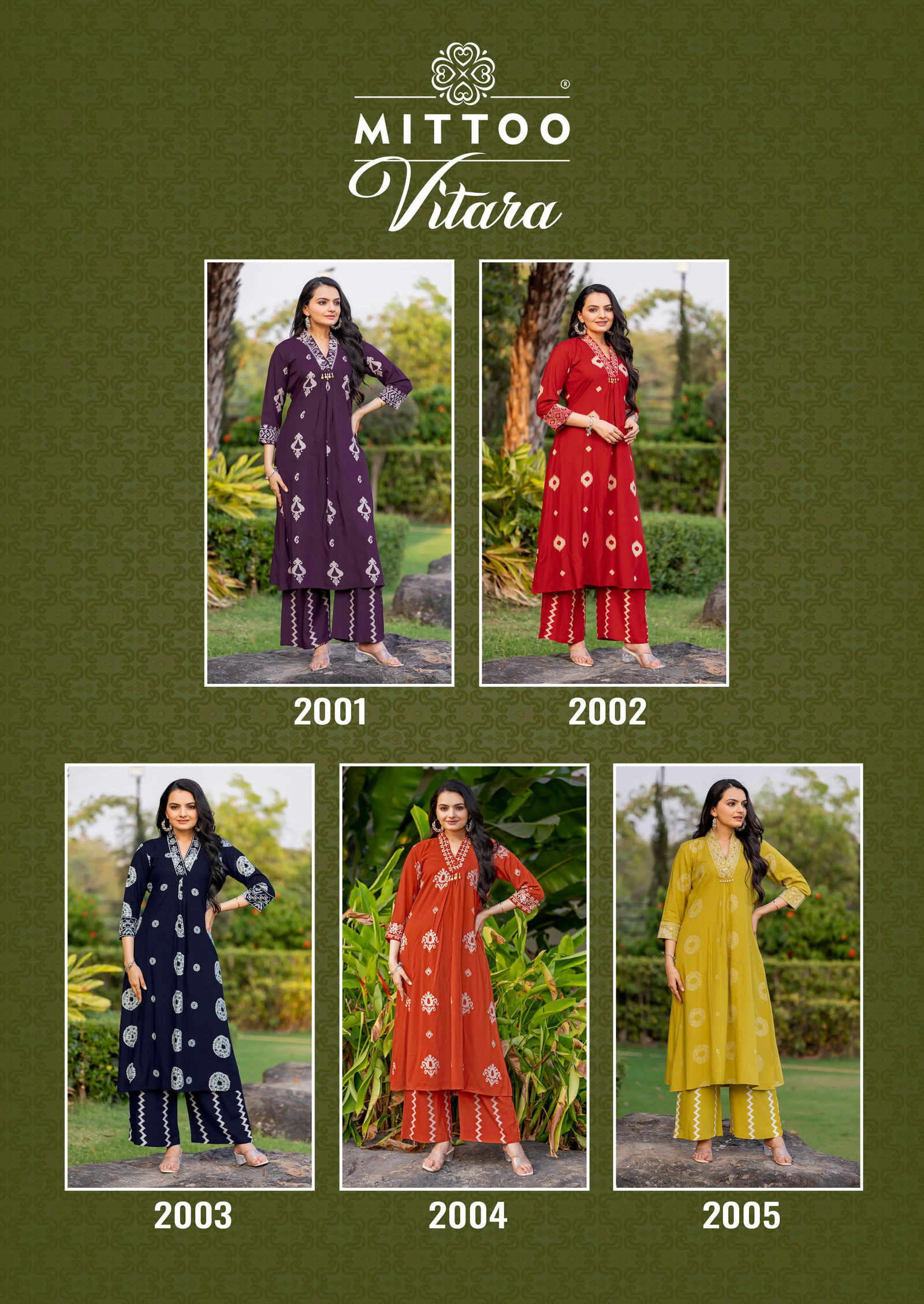 Vitara By Mittoo Rayon Printed Wholesale Kurti With Bottom Suppliers In Mumbai